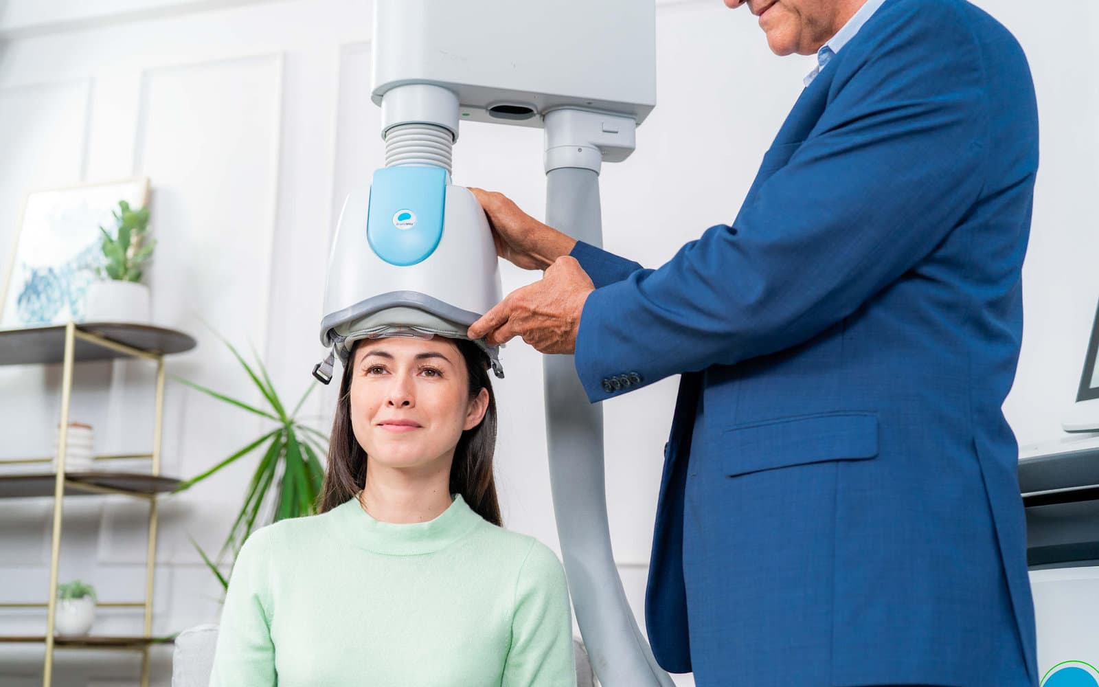 BrainsWay Deep TMS being administered in the Northside Richmond office